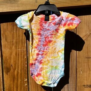 Tie Dye Onesie Gildan Softstyle 3-6 months hand dyed